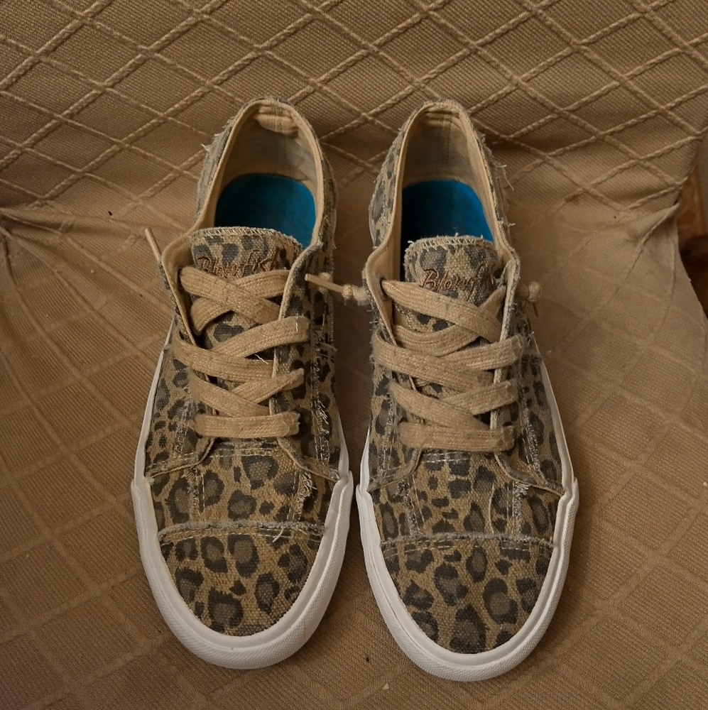 Blowfish animal print sneakers